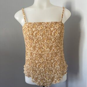 Crave Fame Textured Tan Blouse